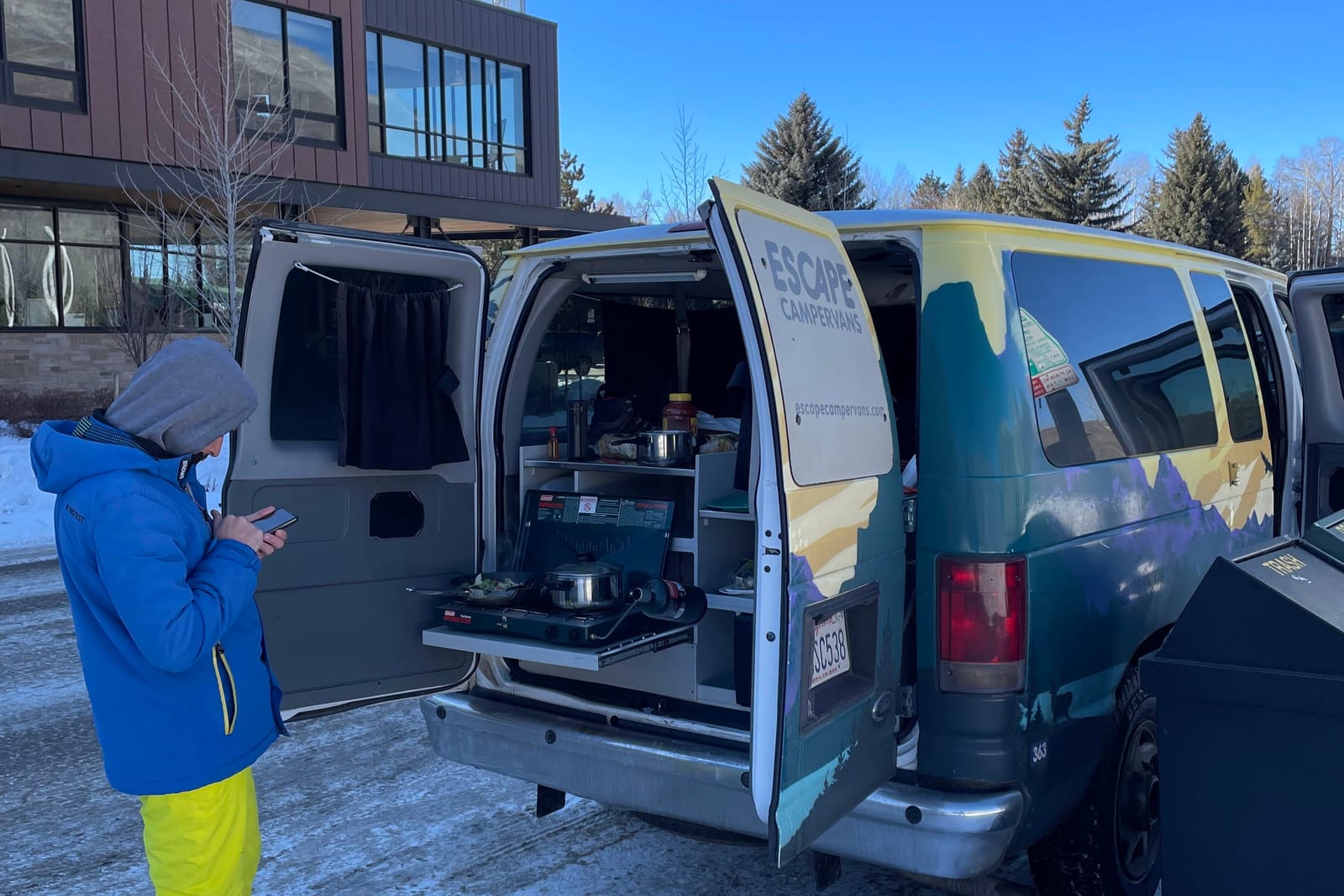 Aspen im Campervan - Luxus-Ort und Kälte-Härtetest